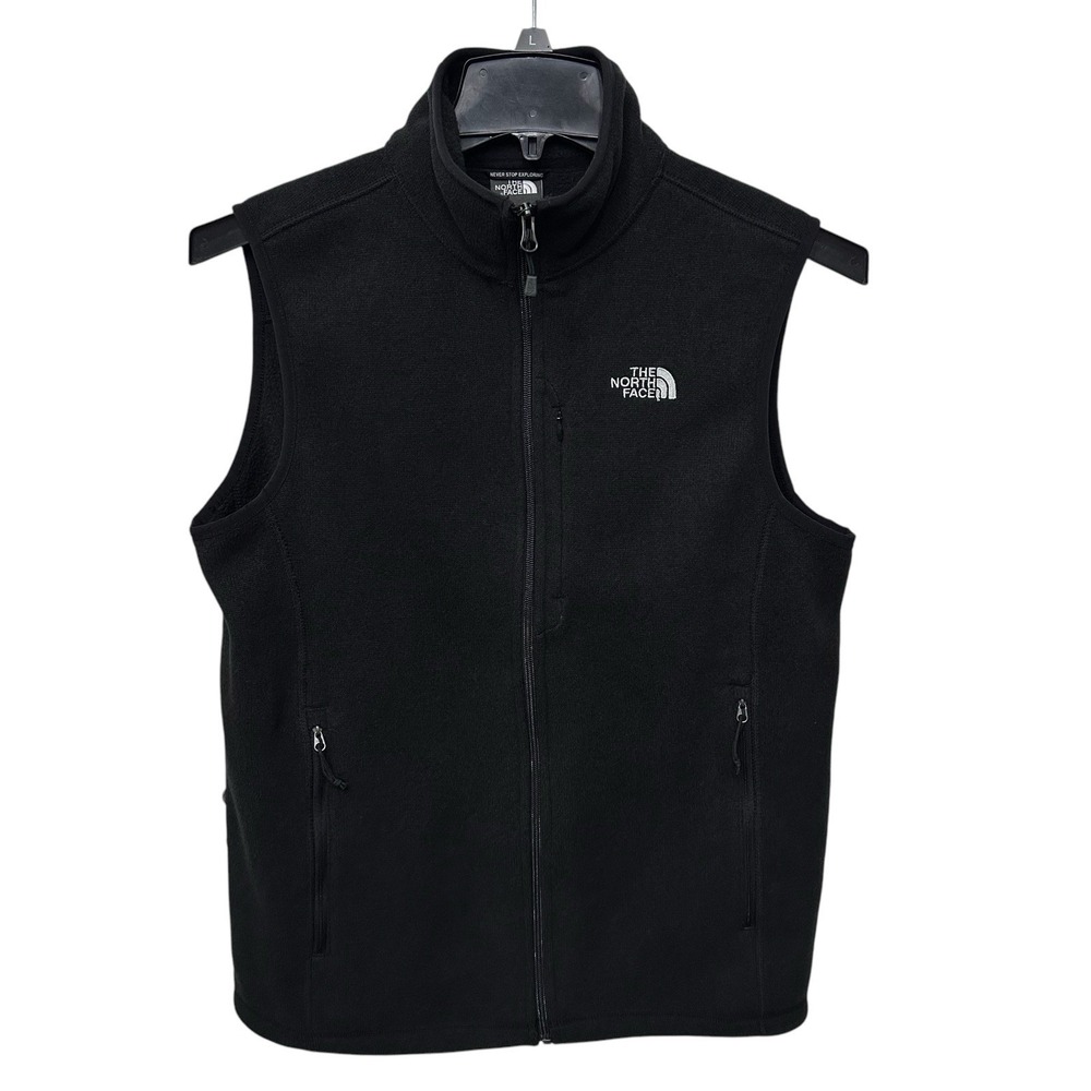 The North Face Men's Tsillan Vest with Pockets Size Medium Black Full Zip